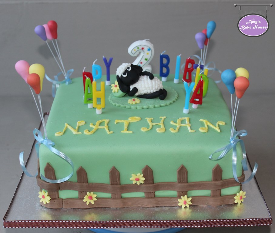 Shaun The Sheep Birthday Cake Amy S Bake House