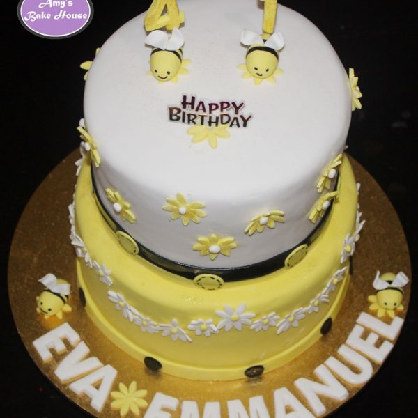 Honey Bee Birthday Cake Amy s Bake House