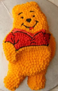 Winnie Pooh Bear Birthday Cake
