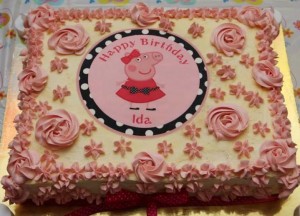 Peppa Pig Birthday Cake