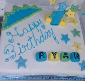 Ryan 1st Birthday Cake