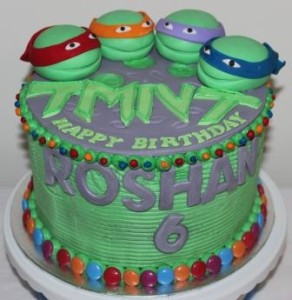 TMNT Themed Birthday Cake