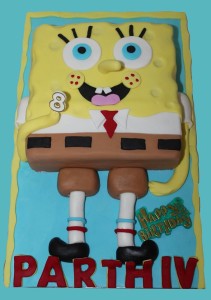 Sponge Bob Birthday Cake