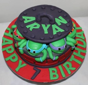 Ninja TMNT Birthday Cake