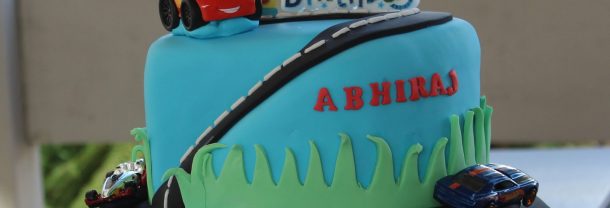 Disney & Hot Wheels Car Themed Birthday Cake