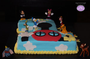 No 1 Disney Themed Birthday Cake