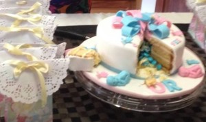 Baby Shower Pinata Cake