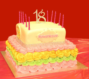 Bollywood 18th Birthday Cake