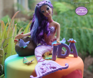 Rainbow Mermaid Birthday Cake