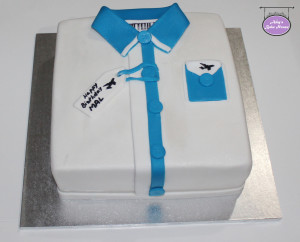 Shirt Birthday Cake