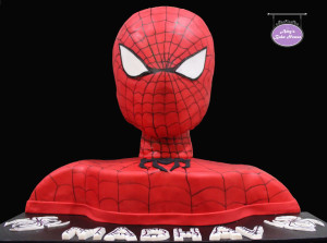 3D Spiderman Birthday Cake