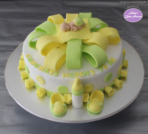 Baby Shower Lemon Cake