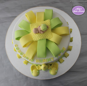 Baby Shower Lemon Cake