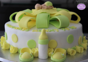 Baby Shower Lemon Cake