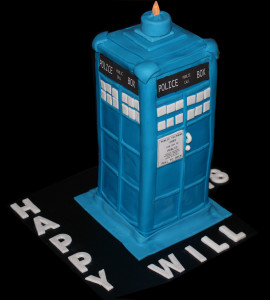 Dr Who Tardis Cake 18th Birthday