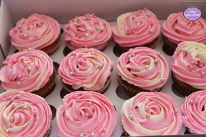 Rose Swirl Cupcakes