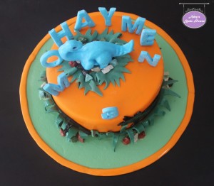 Dinosaur Birthday Cake