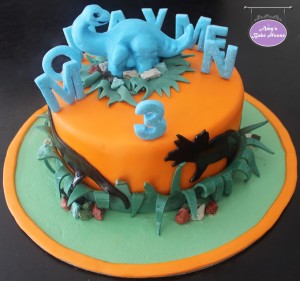 Dinosaur Birthday Cake