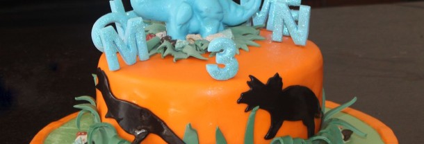 Dinosaur Birthday Cake