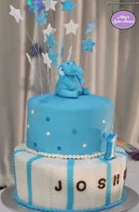 Elephant Themed Birthday Cake