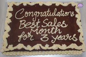 Office Celebration Cake