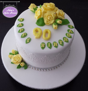 90th Birthday Cake