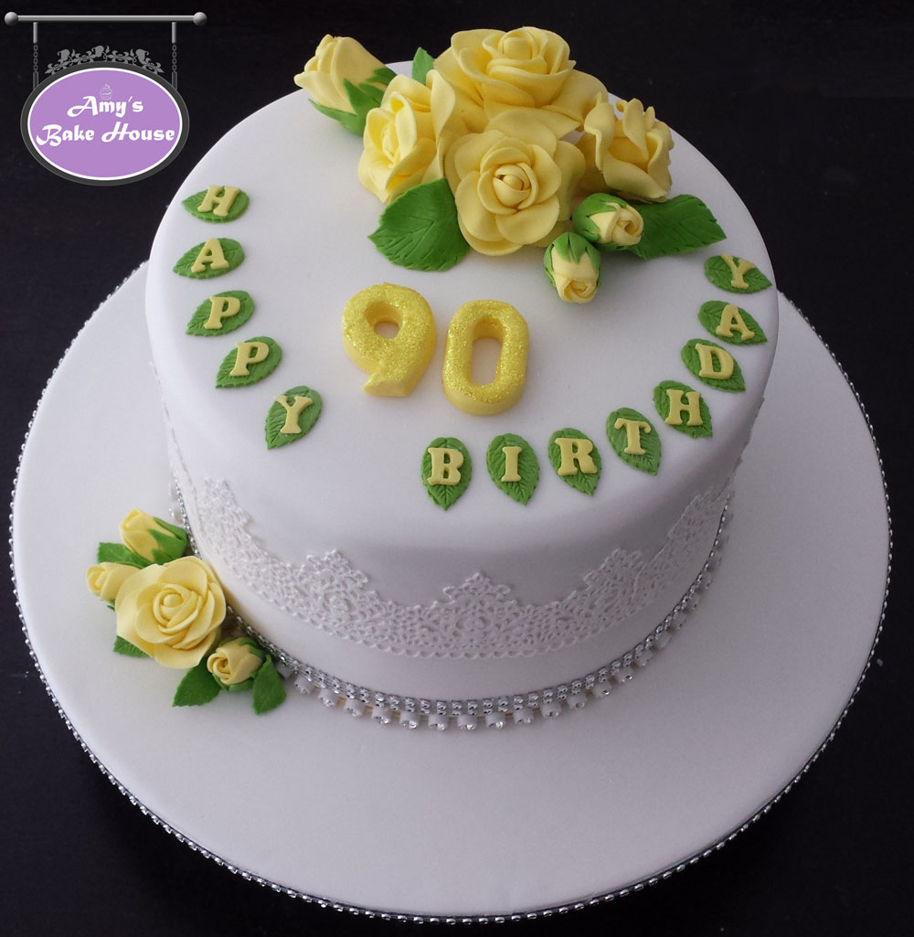 90th Birthday Cake | Amys Bake House