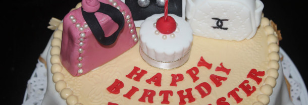 Table Top & Bag Birthday Cake