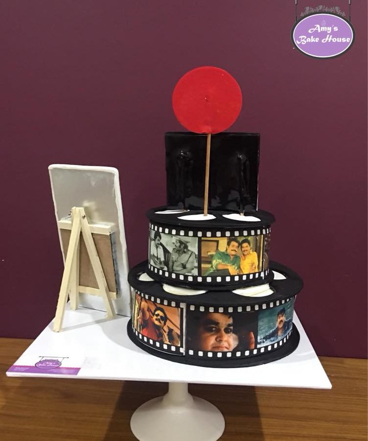 Mohanlal 40th Film Anniversary Cake – Amys Bake House