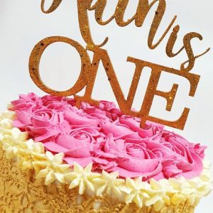 Rosette Themed Birthday Cake