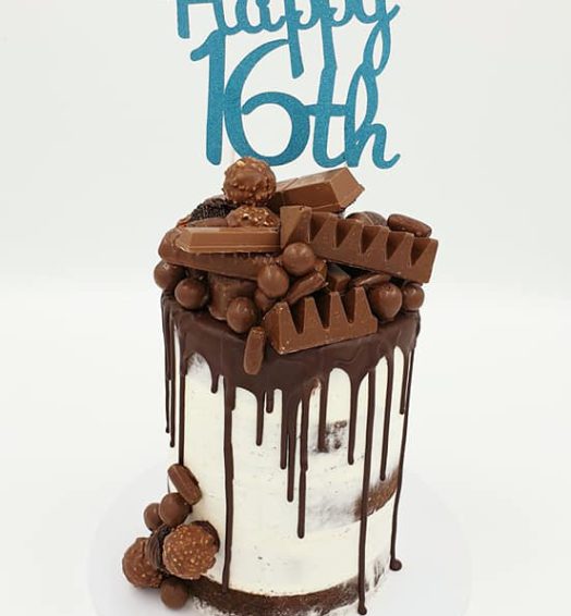 Chocolate Extravaganza 16th Birthday cake