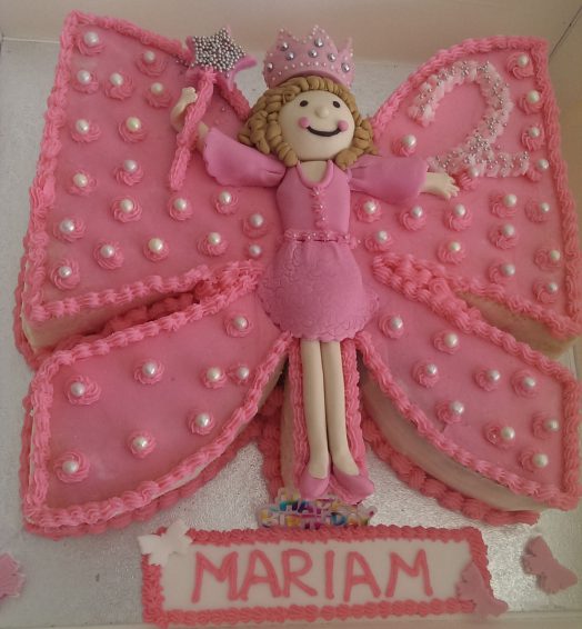 Butterfly Themed Birthday Cake