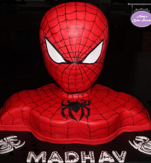 3D Spiderman Birthday Cake