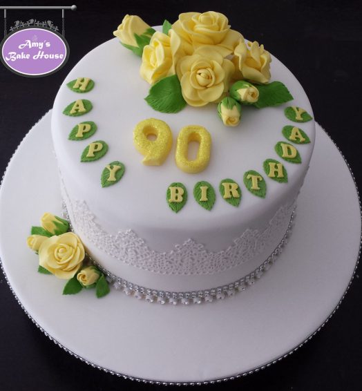 90th Birthday Cake