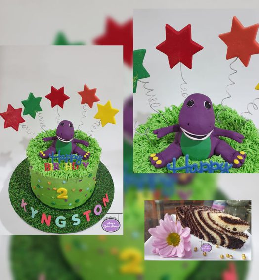 Barney The Dinosaur Birthday Cake
