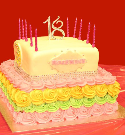 Bollywood 18th Birthday Cake