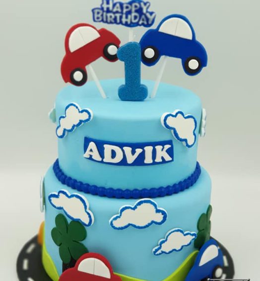 Car Themed Cake