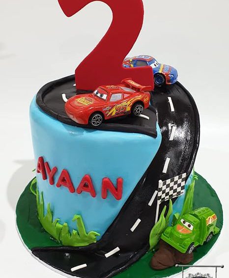 Cars Themed Cake