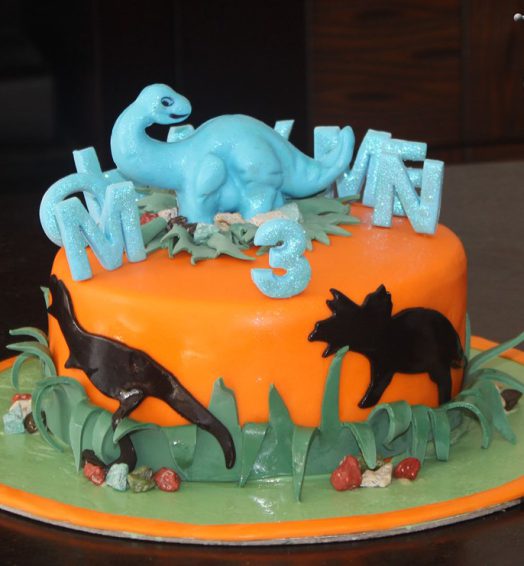 Dinosaur Birthday Cake