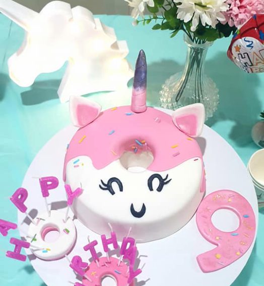 Donut Unicorn Cake