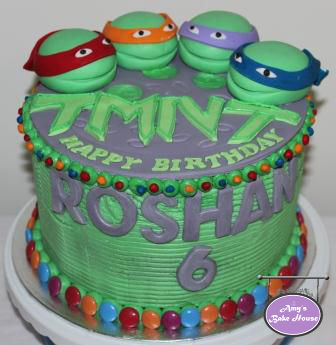 TMNT Themed Birthday Cake
