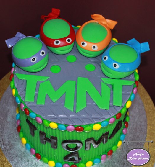 Ninja TMNT Birthday Cake