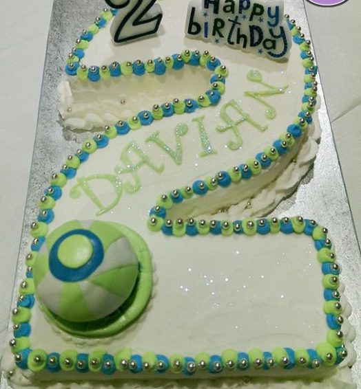 No 2 Themed Birthday Cake