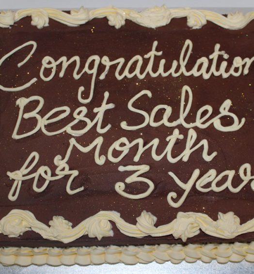 Office Celebration Cake