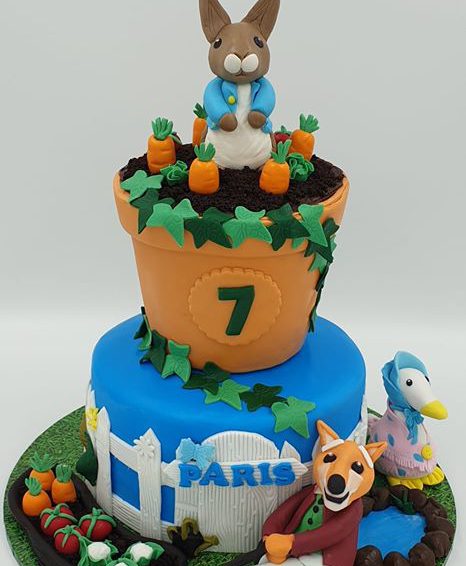 ‘Peter Rabbit’ Themed Cake