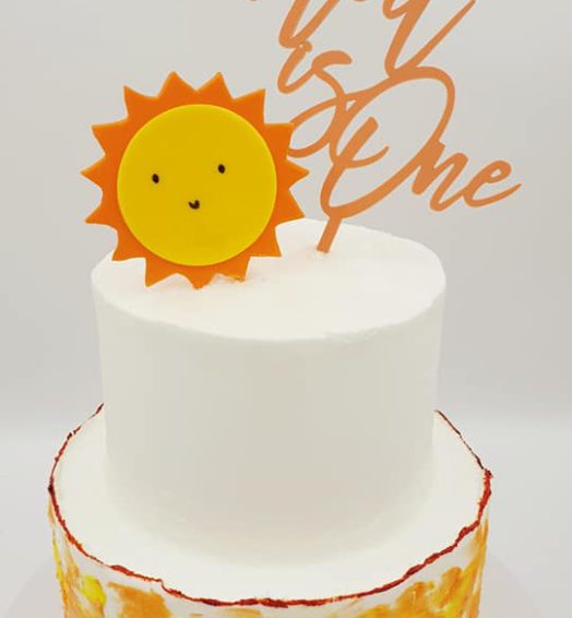 Sunshine Themed birthday cake
