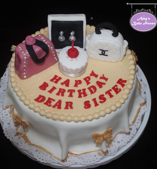 Table Top & Bag Birthday Cake