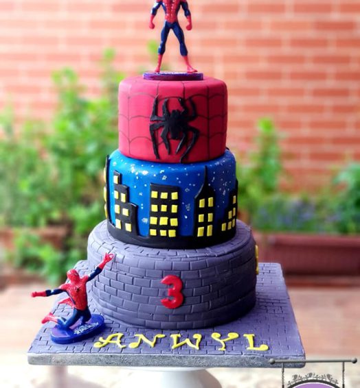 Spider-Man Themed Cake
