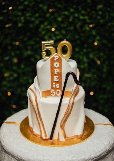 Pope’s 50th Birthday Cake