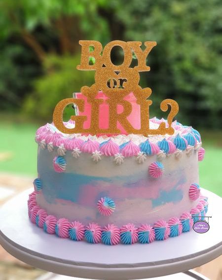 Baby Shower Chocolate Cake